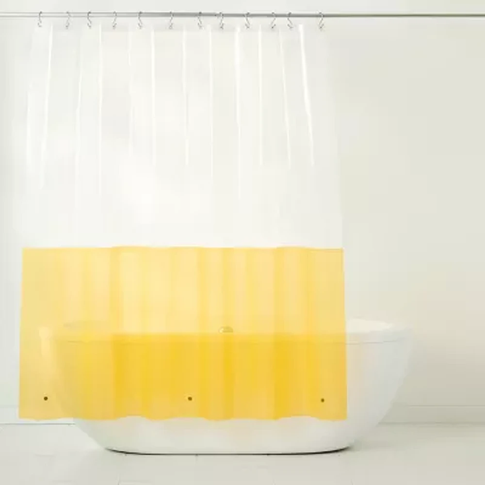 Town And Country Ciara Yellow Shower Curtain
