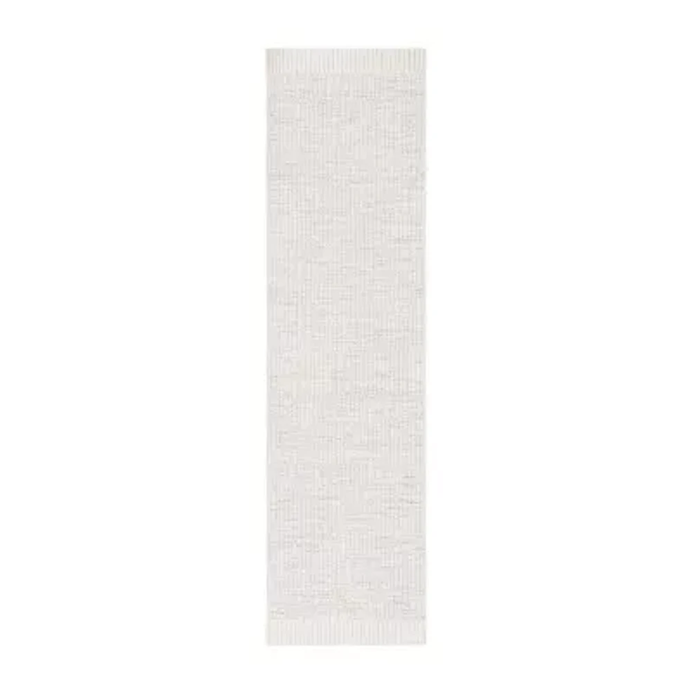 Martha Stewart Faye Stripe Loomed 27" X 108" Indoor Rectangular Runner"