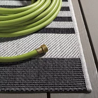 Martha Stewart Ripley Stripe 6'7" X 9' Indoor Rectangular Area Rug"