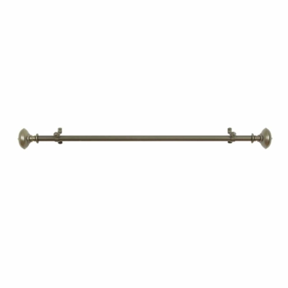 Buono II ¾" Adjustable Curtain Rod with Othello Finial