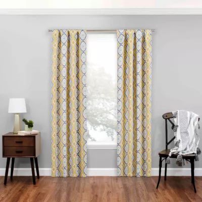 Eclipse Morrow Rod Pocket Energy Saving Blackout Single Curtain Panel