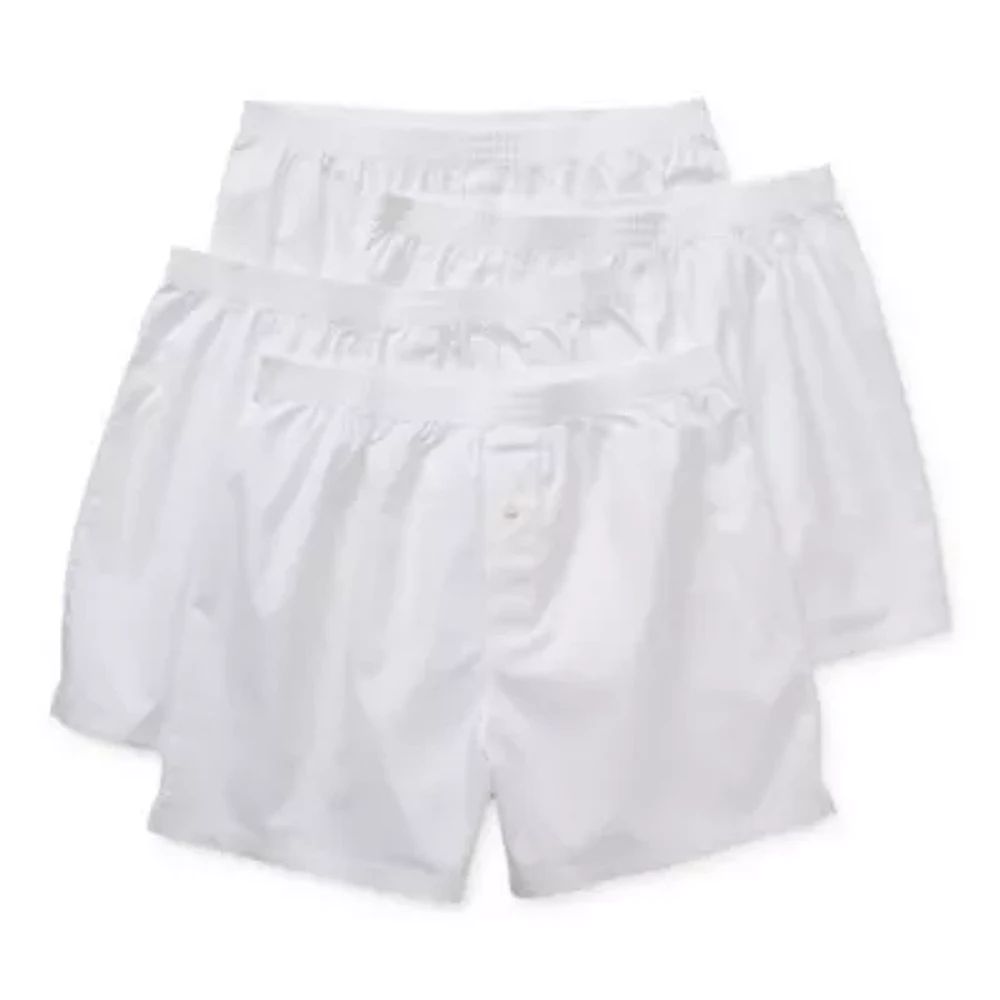 Stafford Woven Mens 4 Pack Boxers 302600