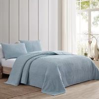 Beatrice Home Fashions Channel Chenille Bedspread