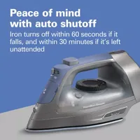 Hamilton Beach Durathon Electronic Retractable Cord Iron