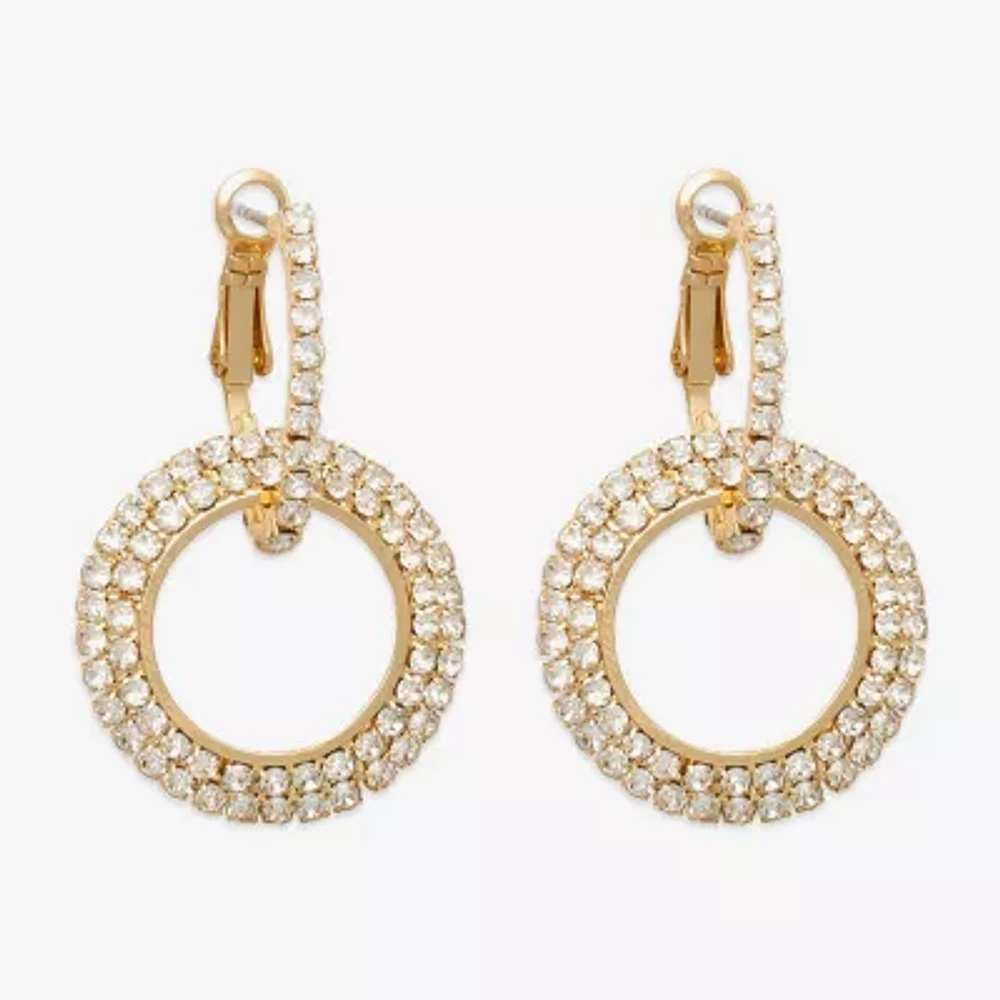 Mixit Womens 26.5mm Hoop Earrings