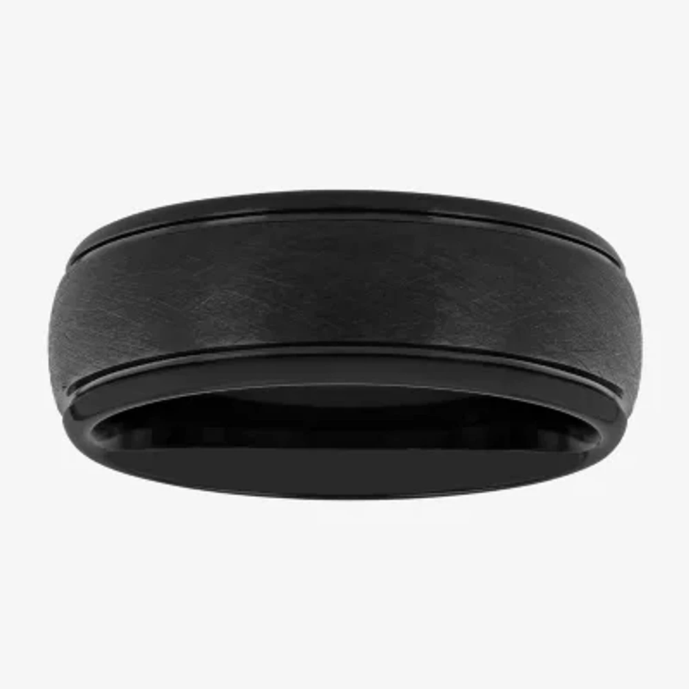 Mens 8MM Tungsten Wedding Band