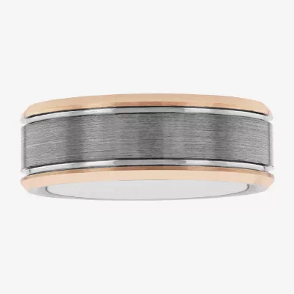 Mens 8MM Tungsten Wedding Band