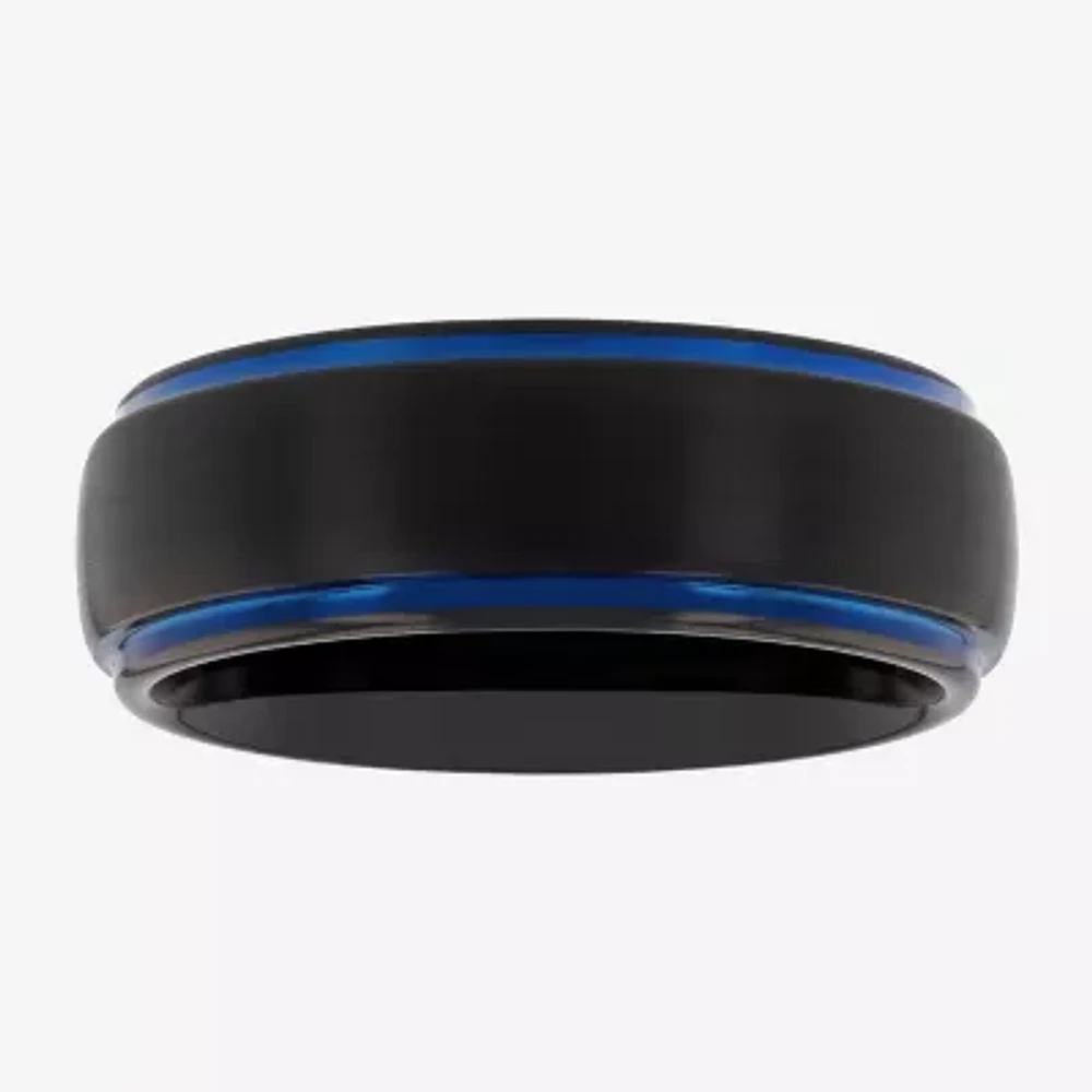 Mens 8MM Tungsten Wedding Band