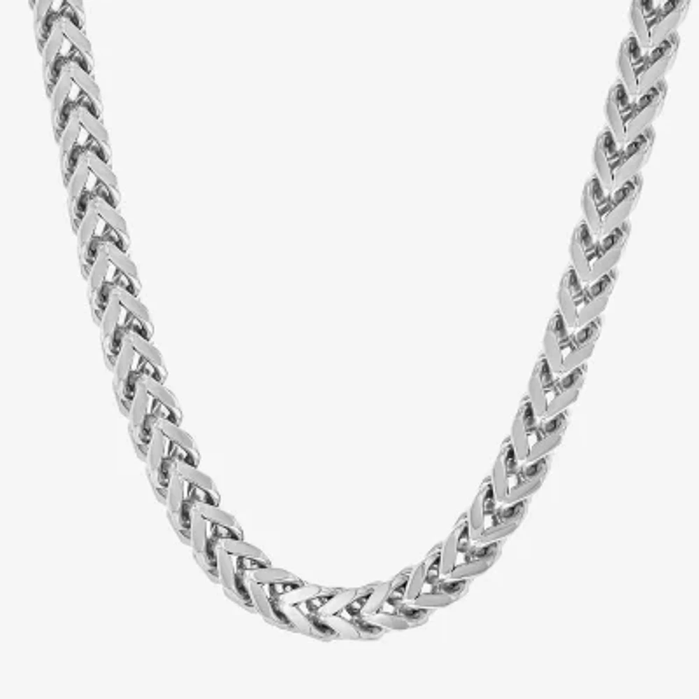 Mens Stainless Steel 24 Inch Link Chain Necklace