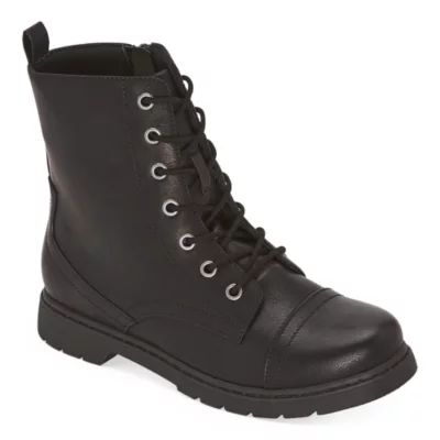 Arizona Jean Co Womens Queen Flat Heel Combat Boots