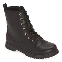 Arizona Jean Co Womens Queen Flat Heel Combat Boots