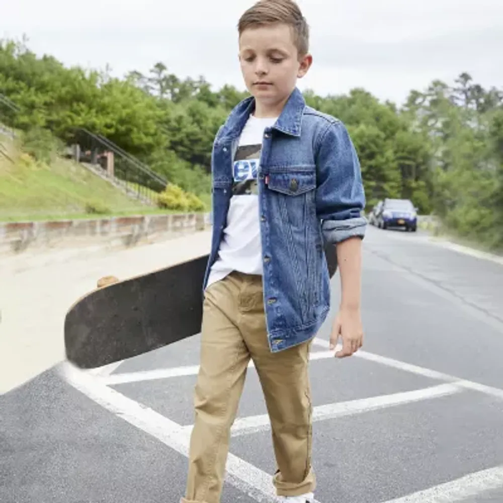 Levi's Big Kid Boys Denim Lightweight Trucker Jacket