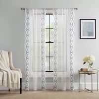 Vue Soren Rod Pocket Sheer Set of 2 Curtain Panel