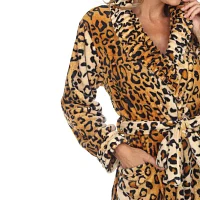 White Mark Womens Long Sleeve Length Robe