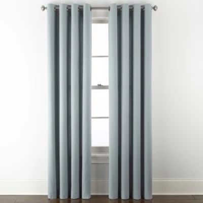 Linden Street Naturals Grommet Top Light-Filtering Single Curtain Panel