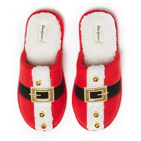 Dearfoams Holiday Novelty Scuff Unisex Adult Memory Foam Slip-On Slippers