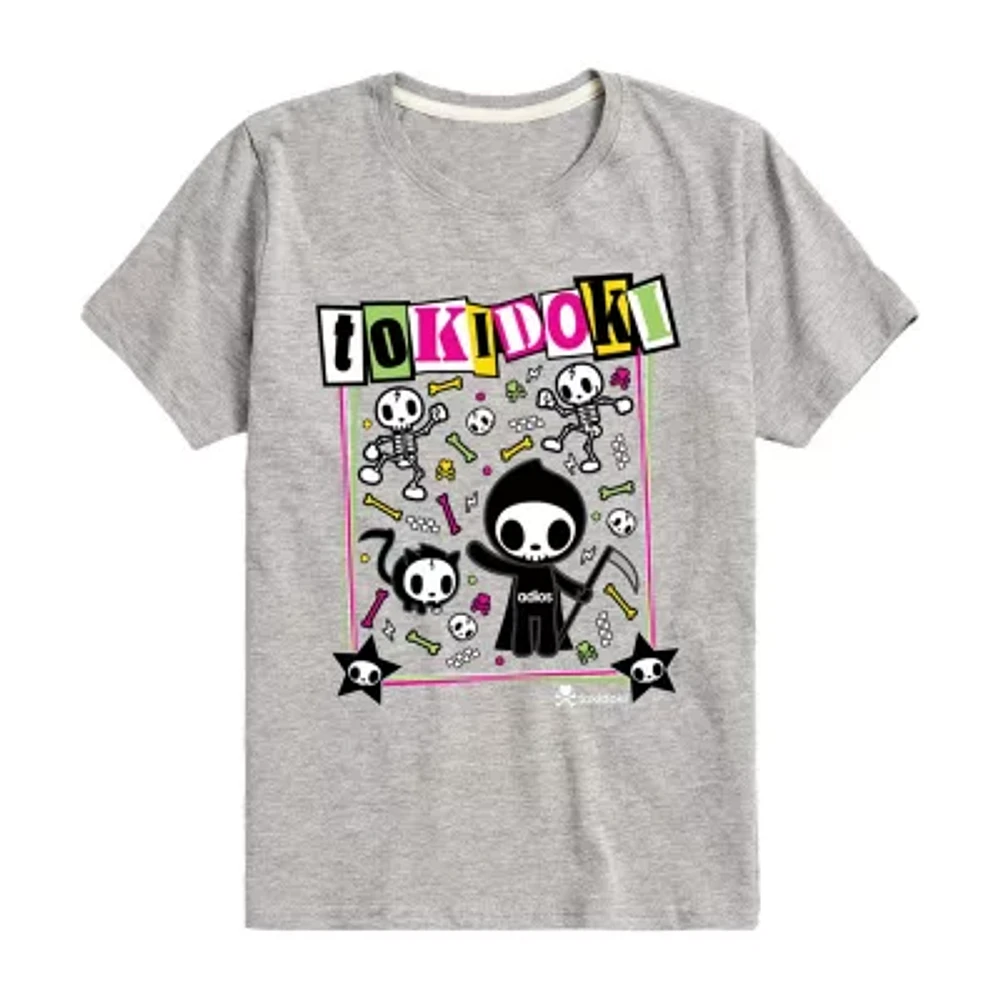 Little & Big Kid Boys Crew Neck Short Sleeve Regular Fit Graphic T-Shirt