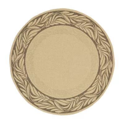 Safavieh Salena Oriental Indoor Outdoor Round Area Rug