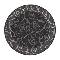 Safavieh Torvald Oriental Indoor Outdoor Round Area Rug