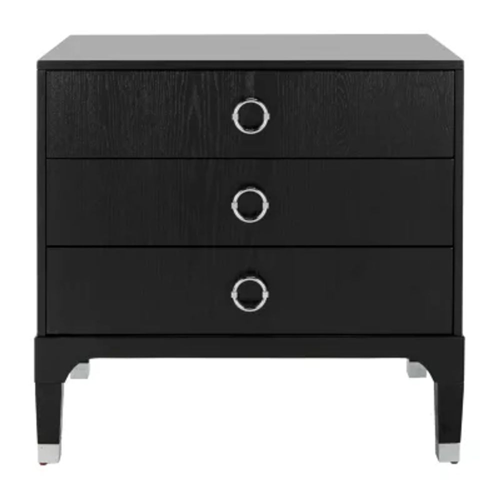 Lorna 3-Drawer Nightstand