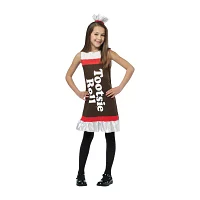 Little & Big Kid Girls Tootsie Roll Tank Dress Costume