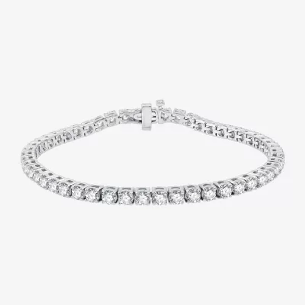 (H-I / Si2-I1) 8 CT. T.W. Lab Grown Diamond 10K or 14K White Yellow Gold Tennis Bracelet