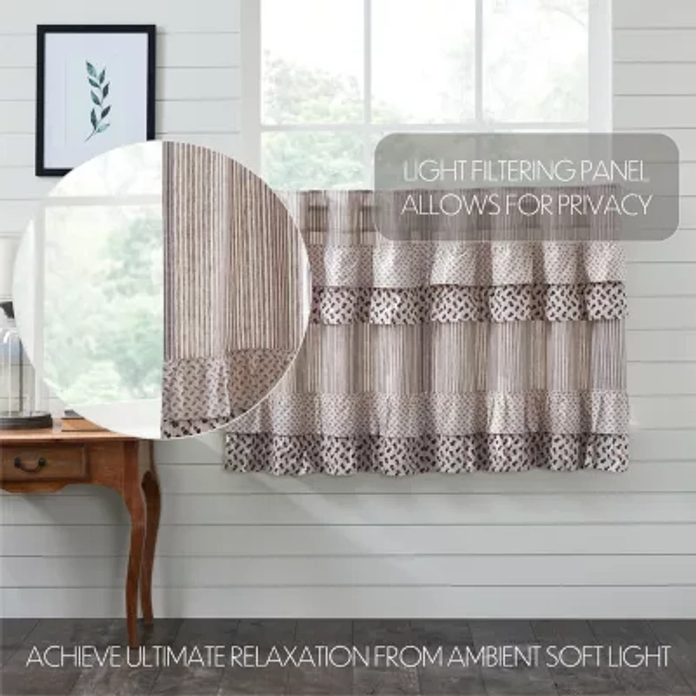 Vhc Brands Florette 2-pc. Rod Pocket Window Tier