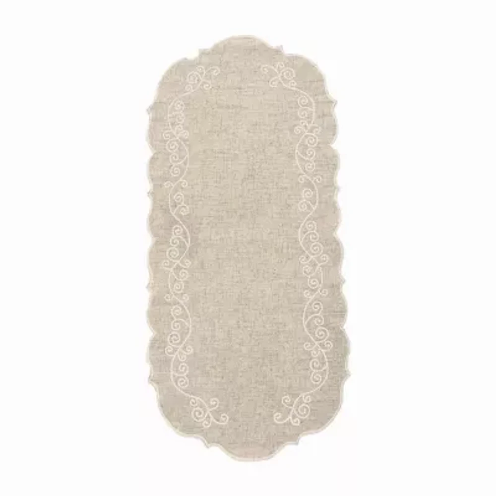 Lenox French Perle Linen Table Runner