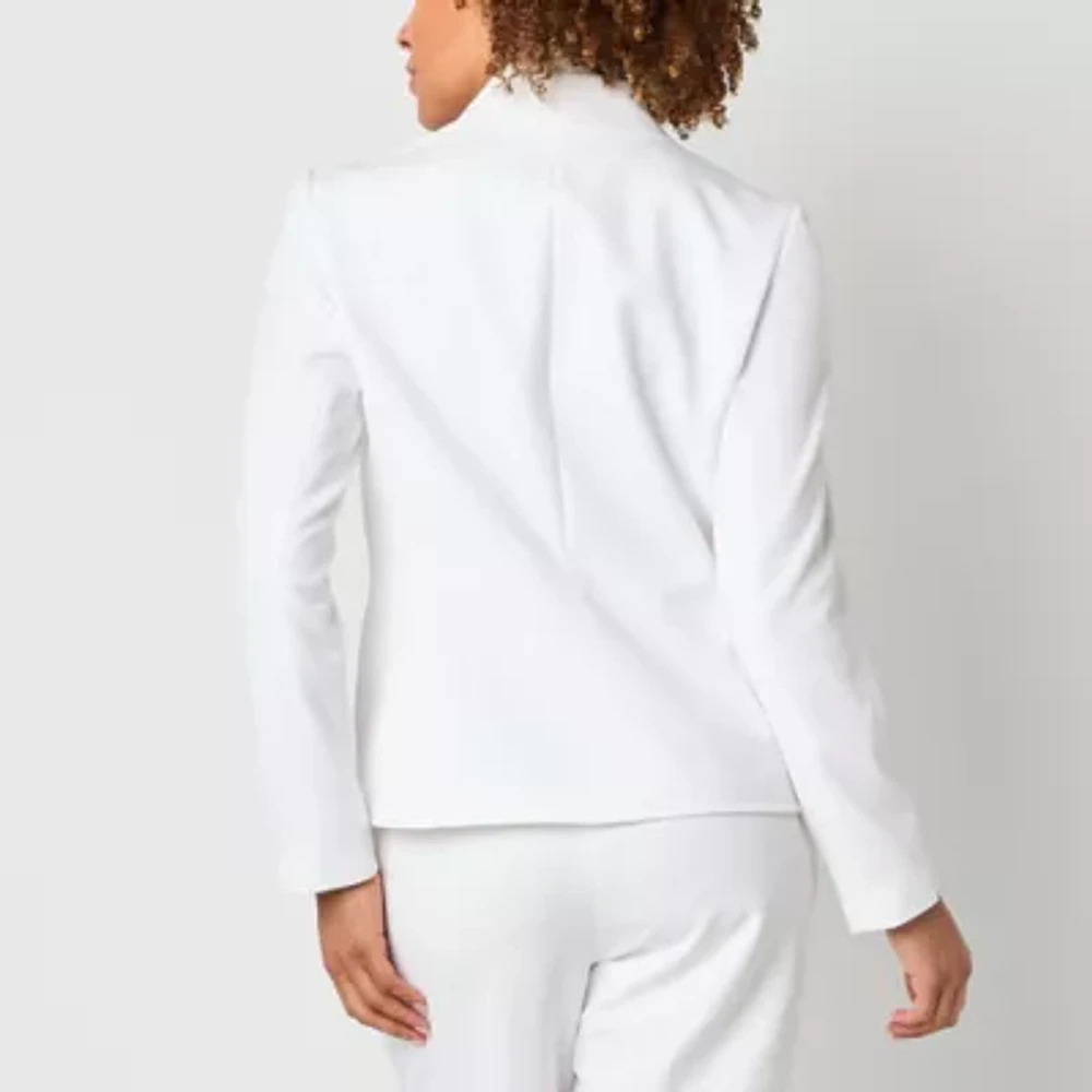 Black Label by Evan-Picone Womens Classic Fit Suit Jacket