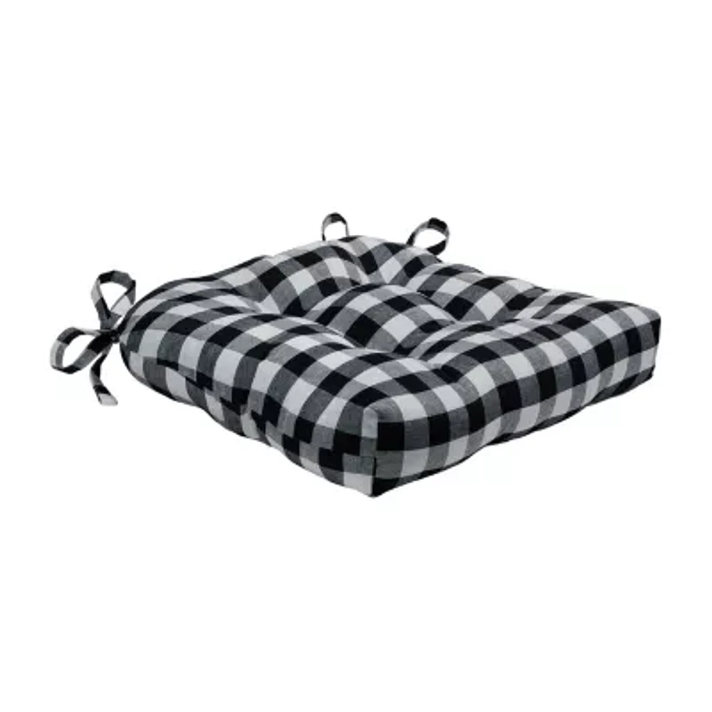 Achim Buffalo Check Tufted Dining Cushion