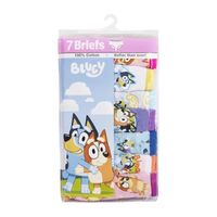 Toddler Girls Bluey 7 Pack Brief Panty