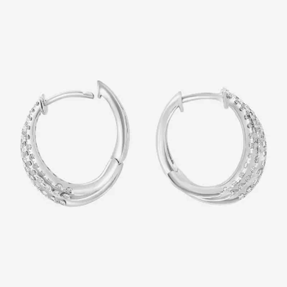 Effy (G / Vs2-Si1) 1 CT. T.W. Lab Grown White Diamond Sterling Silver 76mm Stud Earrings