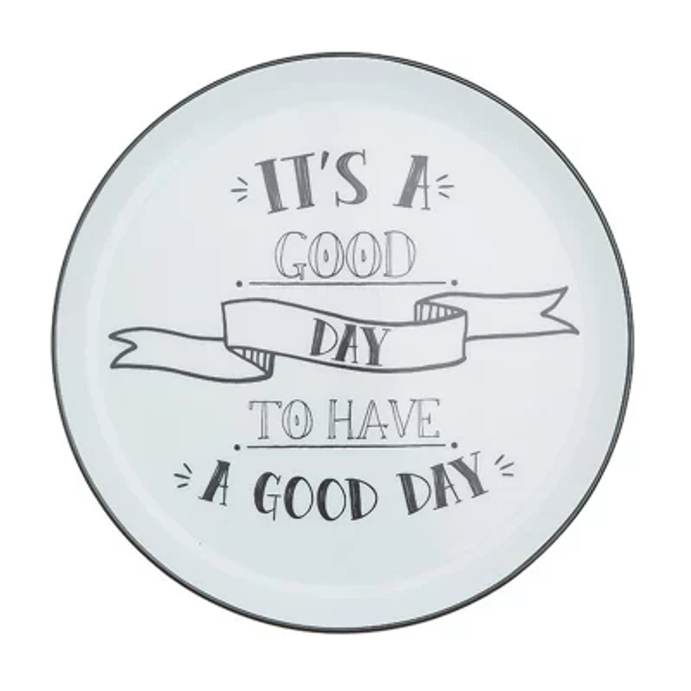 Porland Be Happy Collection 4-pc. Porcelain Appetizer Plate