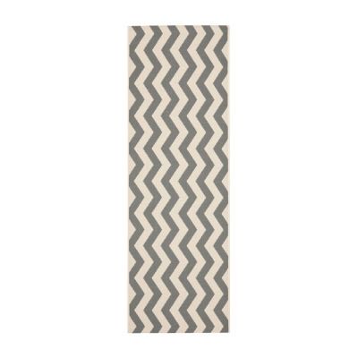 Safavieh Courtyard Collection Kalisha Geometric Indoor/Outdoor Runner Rug