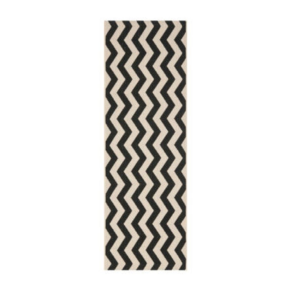 Safavieh Courtyard Collection Kalisha Geometric Indoor/Outdoor Runner Rug