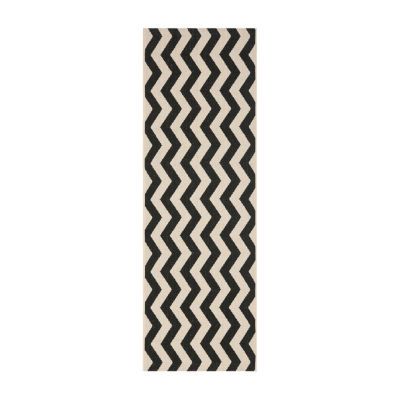 Safavieh Courtyard Collection Kalisha Geometric Indoor/Outdoor Runner Rug