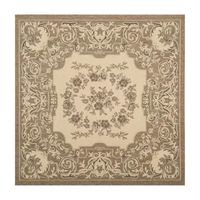 Safavieh Courtyard Collection Dorothea Oriental Indoor/Outdoor Square Area Rug