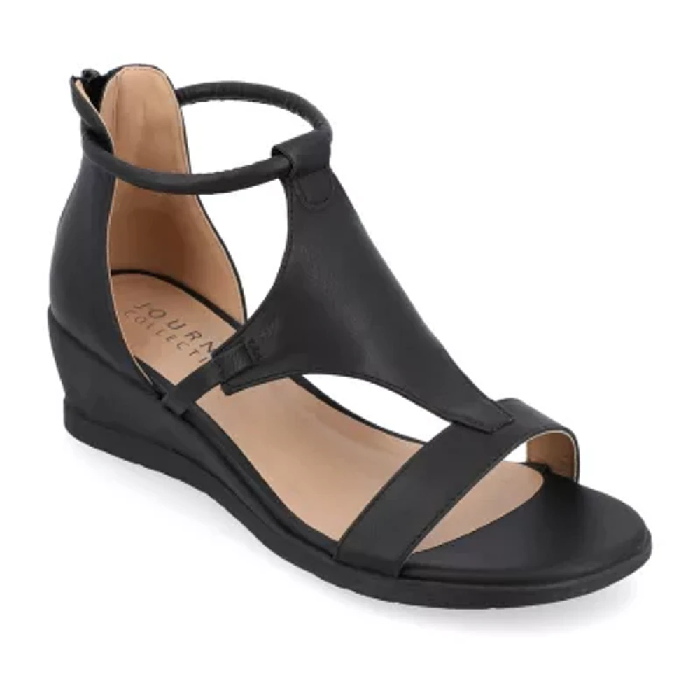 Journee Collection Womens Trayle Wedge Sandals