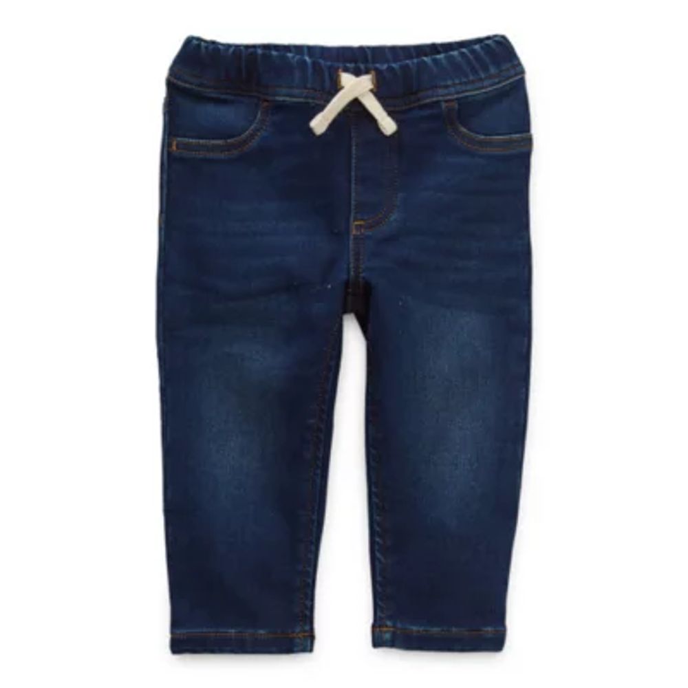 Okie Dokie Baby Boys Straight Pull-On Pant