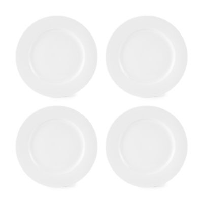 Home Expressions Porcelain Rim 4-pc. Dinner Plates