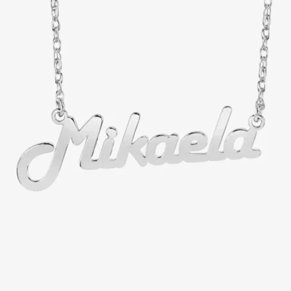 Womens Sterling Silver 18 Inch Pendant Necklace