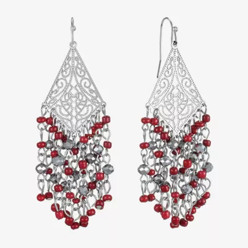 Mixit Womens Chandelier Earrings