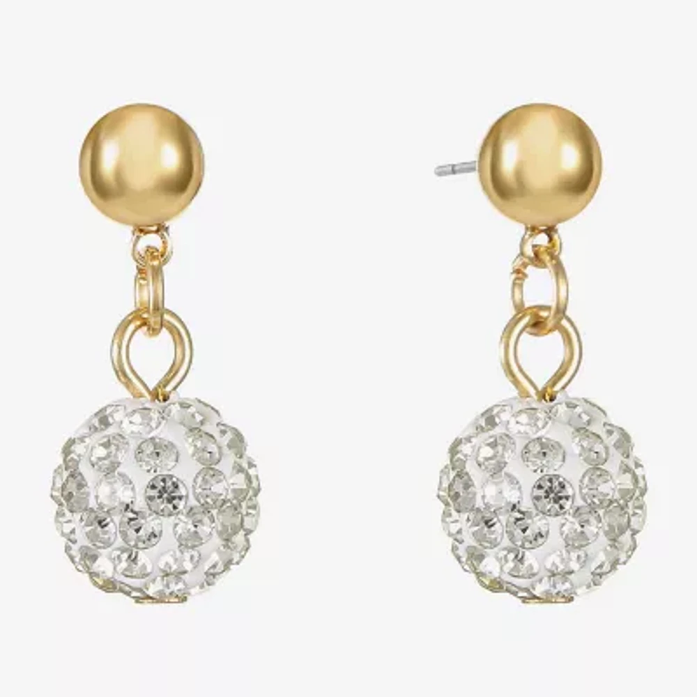 Monet Jewelry Womens Ball Hypoallergenic Drop Earrings