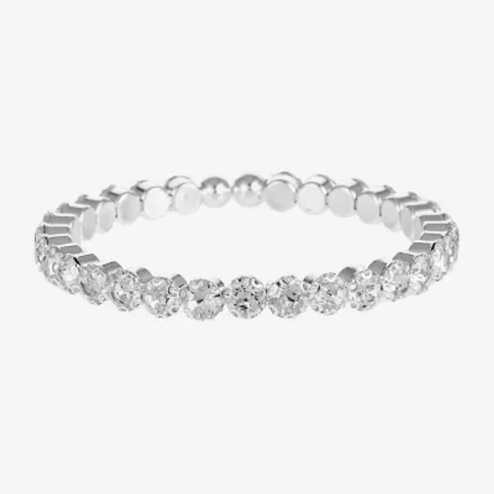 Monet Jewelry Timeless Silver Tone Womens Bangle Bracelet