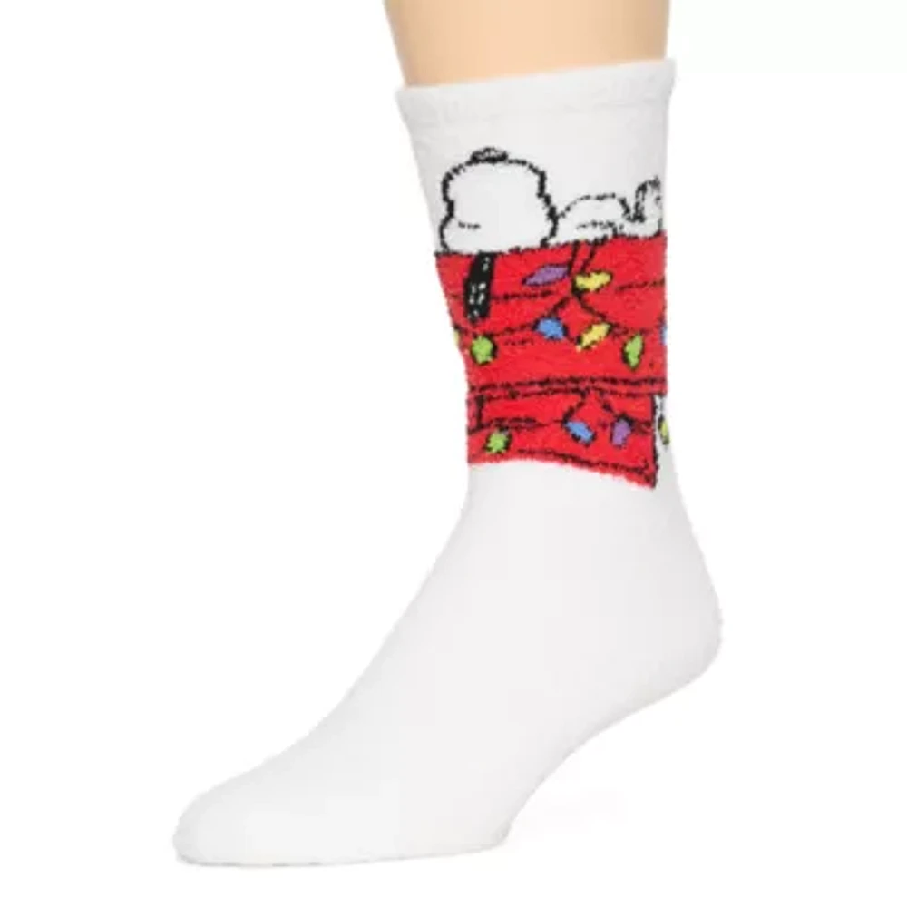 Unisex Adult 1 Pair Peanuts Snoopy Slipper Socks