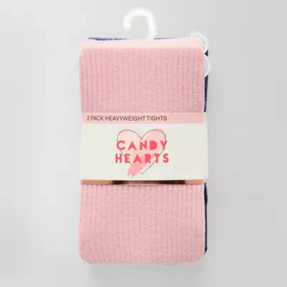 Candy Hearts Little & Big Kid Girls Not Applicable 2-pc. Tights
