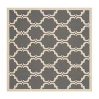 Safavieh Courtyard Collection Jobeth Geometric Indoor/Outdoor Square Area Rug