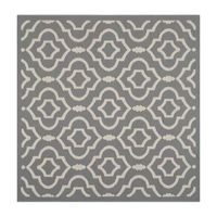 Safavieh Courtyard Collection Meryll Geometric Indoor/Outdoor Square Area Rug