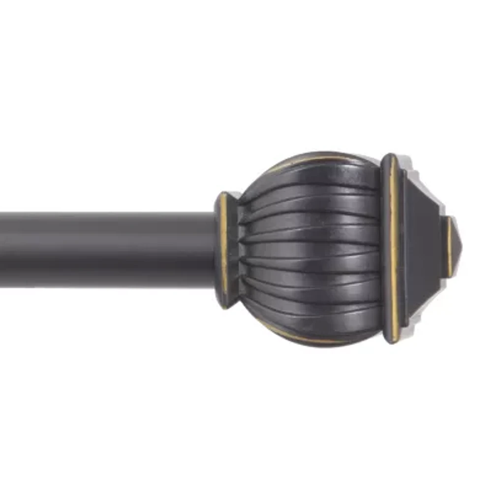 Kenney Benji Square 5/8 Adjustable Curtain Rod