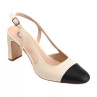 Journee Collection Womens Reignn Pointed Closed Toe Block Heel Pumps